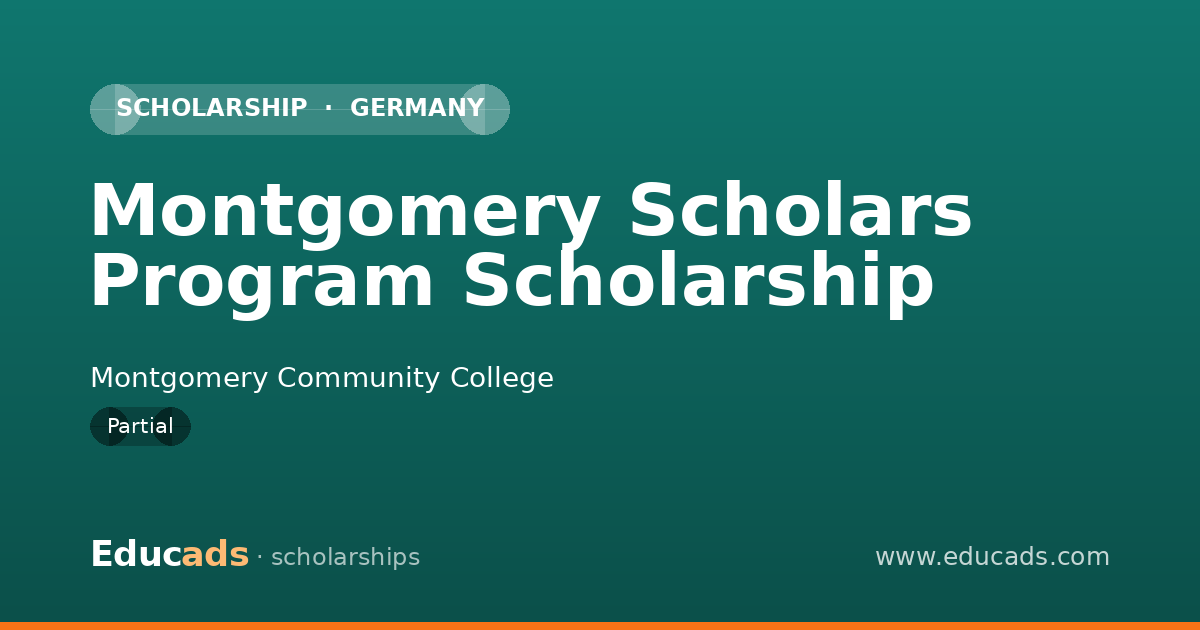 Montgomery Scholars Program Scholarship scholarship