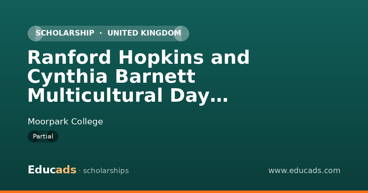 Ranford Hopkins and Cynthia Barnett Multicultural Day Scholarship scholarship