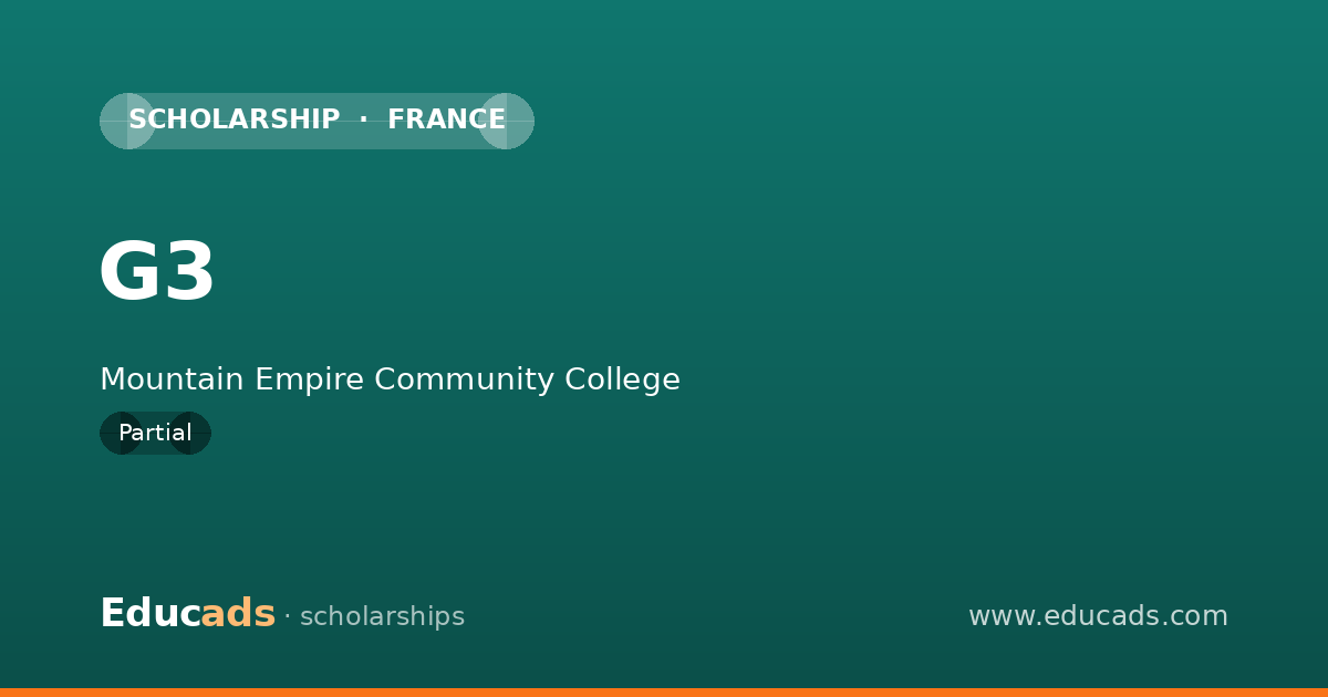 G3 scholarship