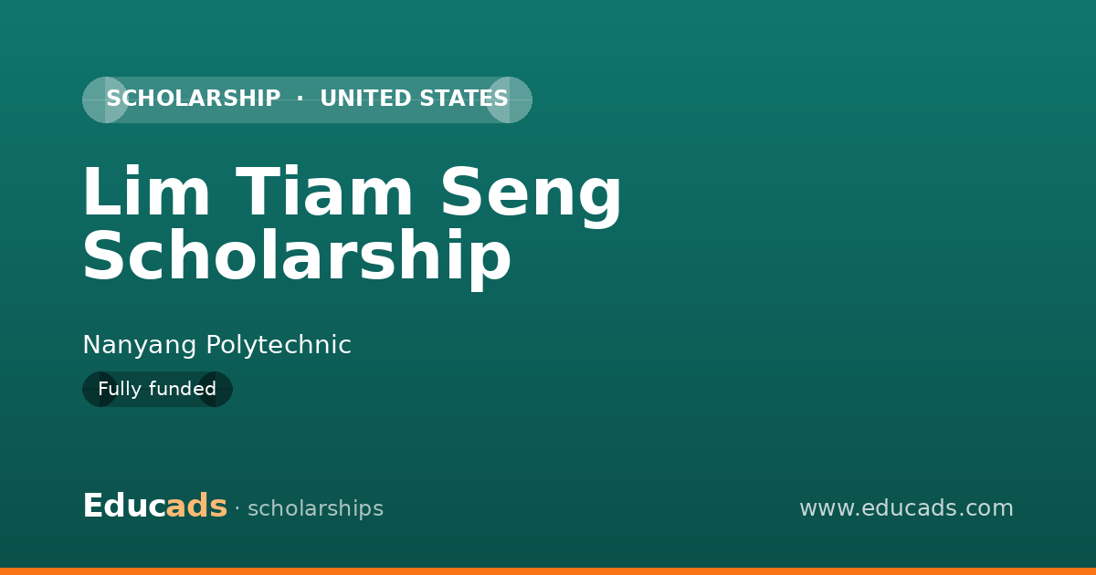 Lim Tiam Seng Scholarship scholarship