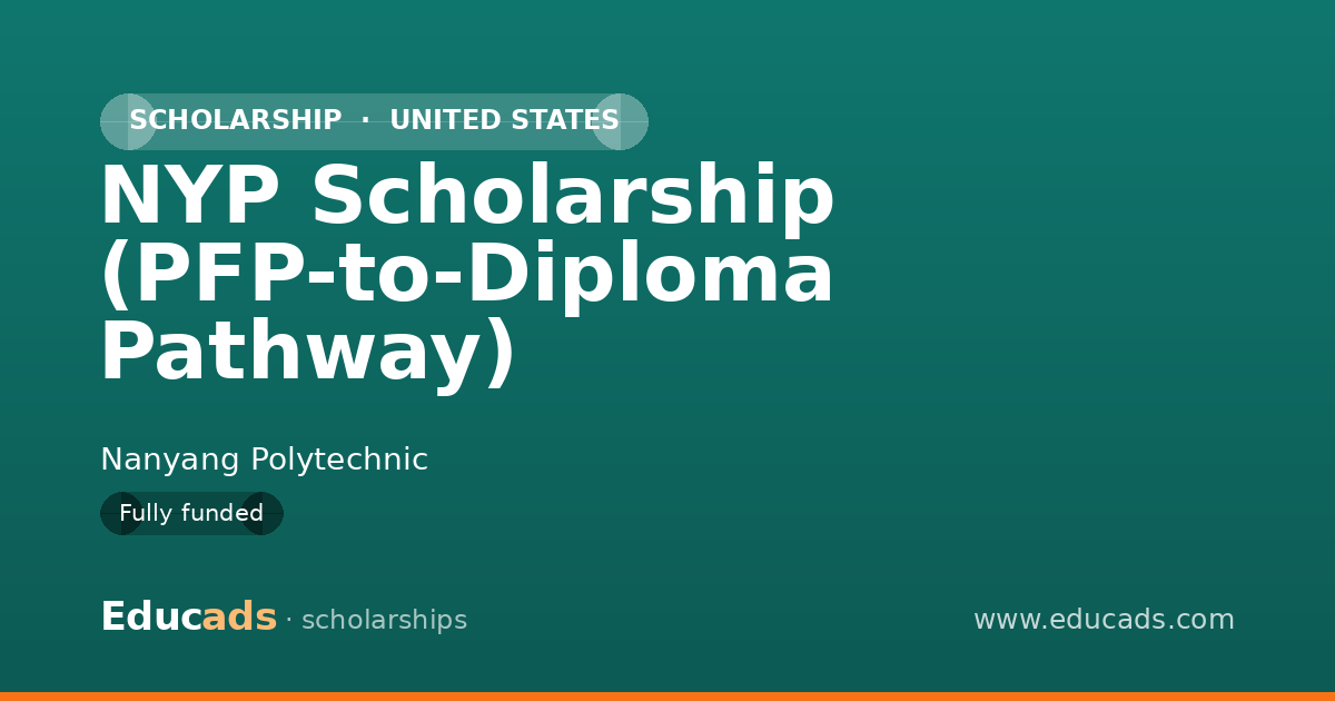 NYP Scholarship (PFP-to-Diploma Pathway) scholarship