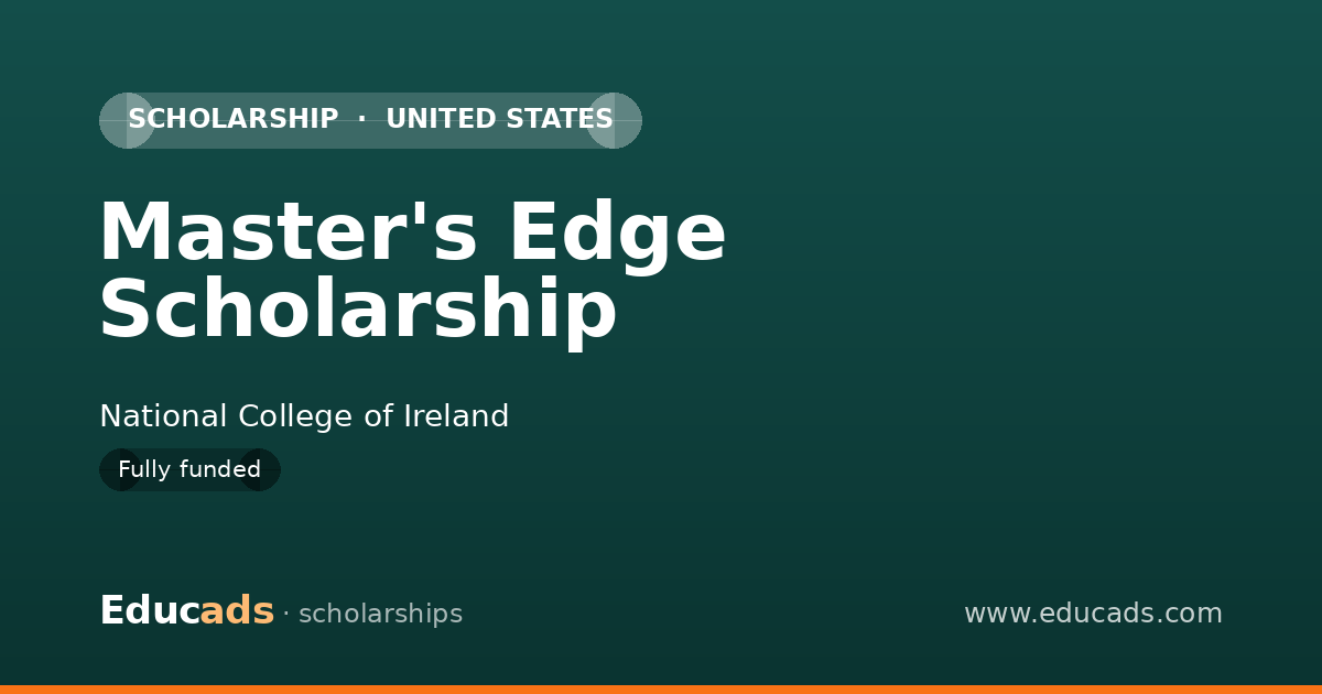 Master's Edge Scholarship scholarship