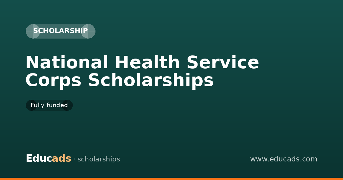 National Health Service Corps Scholarships scholarship