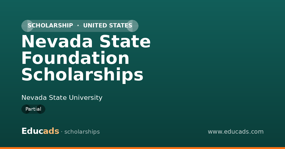 Nevada State Foundation Scholarships scholarship