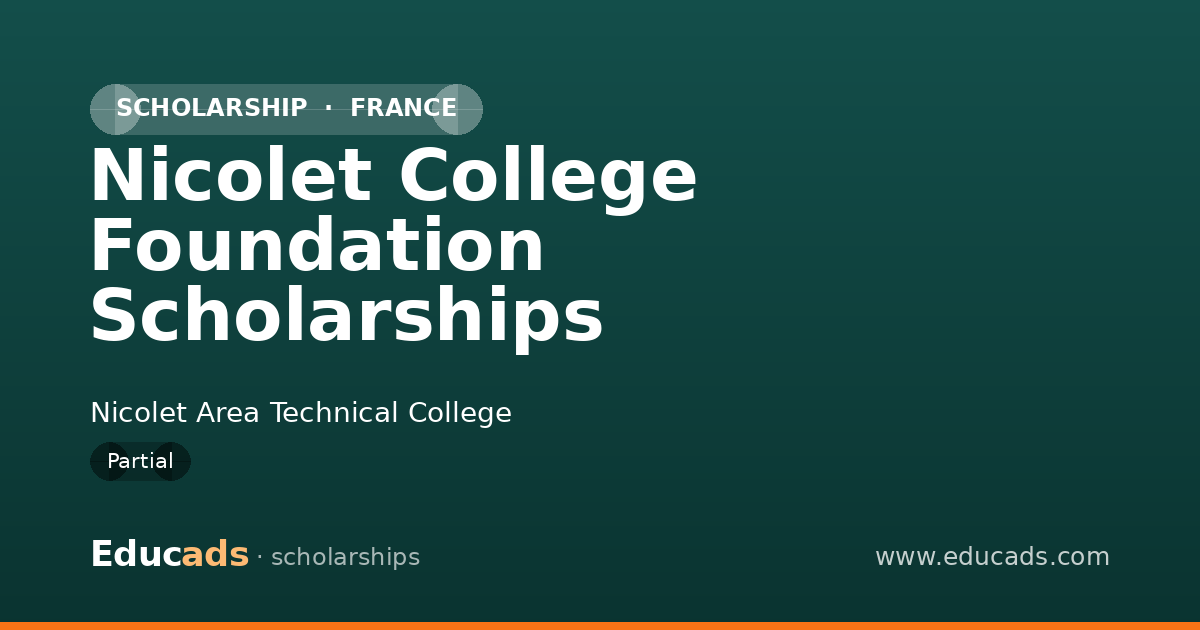 Nicolet College Foundation Scholarships scholarship