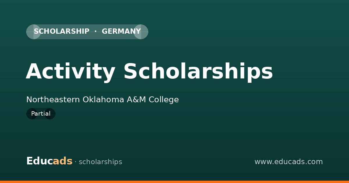 Activity Scholarships scholarship