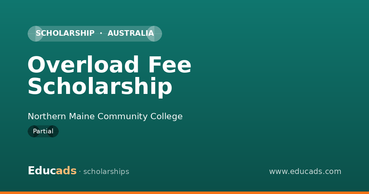 Overload Fee Scholarship scholarship