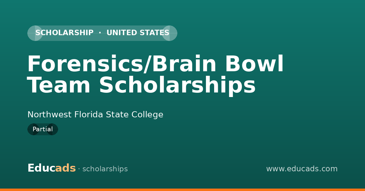 Forensics/Brain Bowl Team Scholarships scholarship