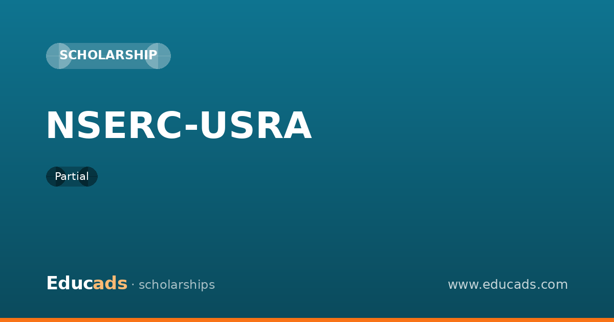 NSERC-USRA scholarship