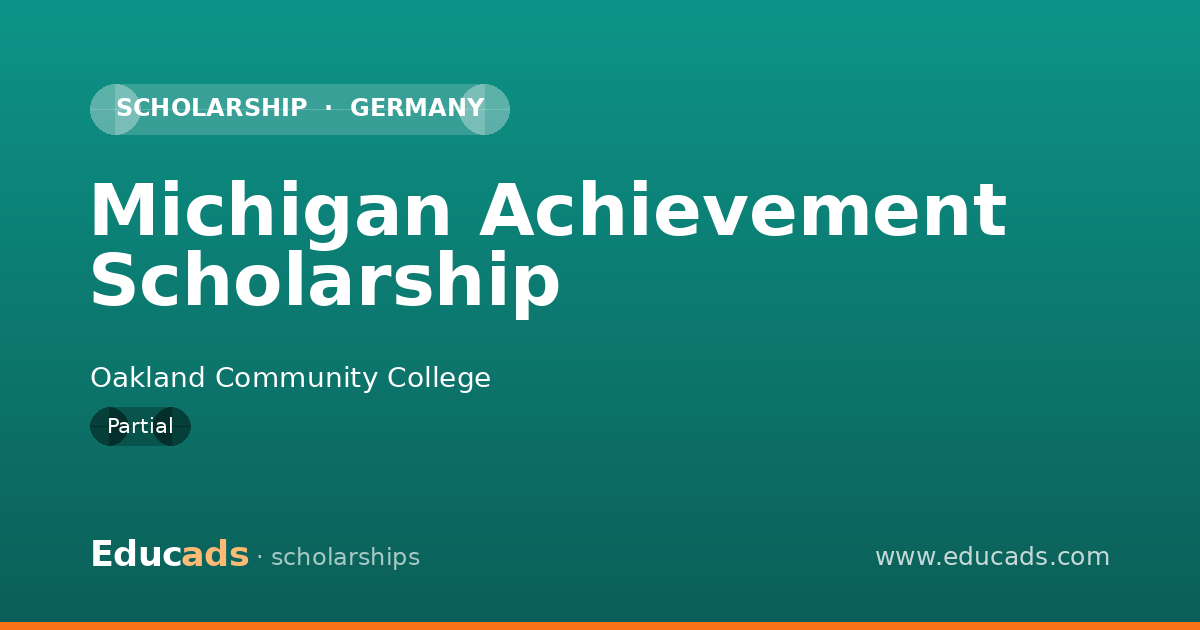 Michigan Achievement Scholarship scholarship