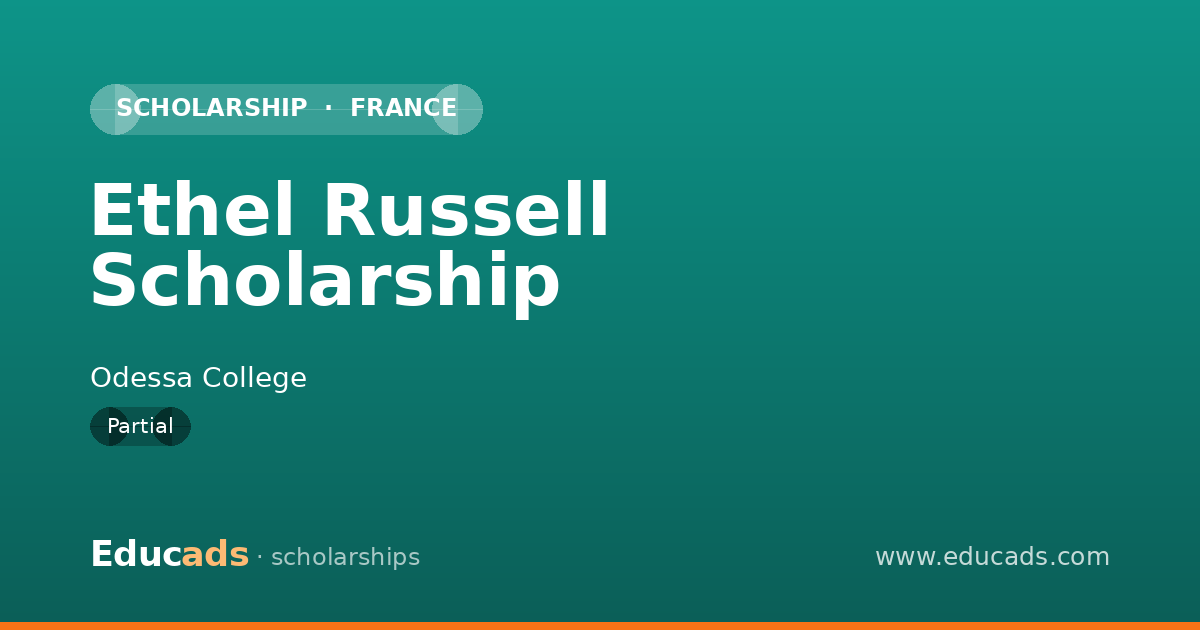 Ethel Russell Scholarship scholarship