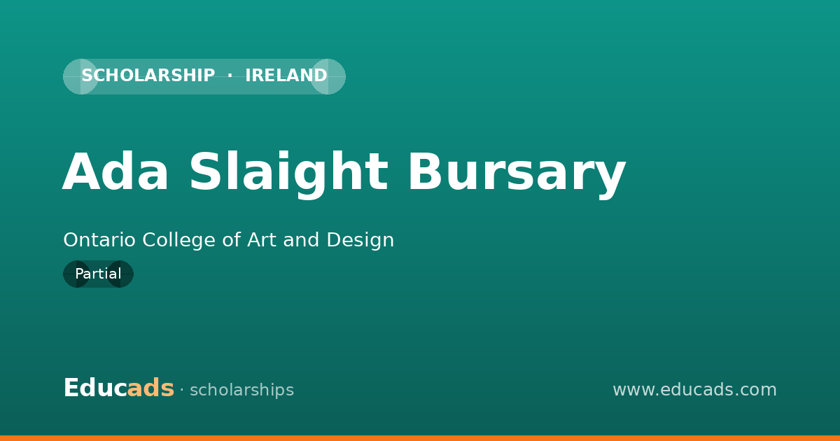 Ada Slaight Bursary scholarship