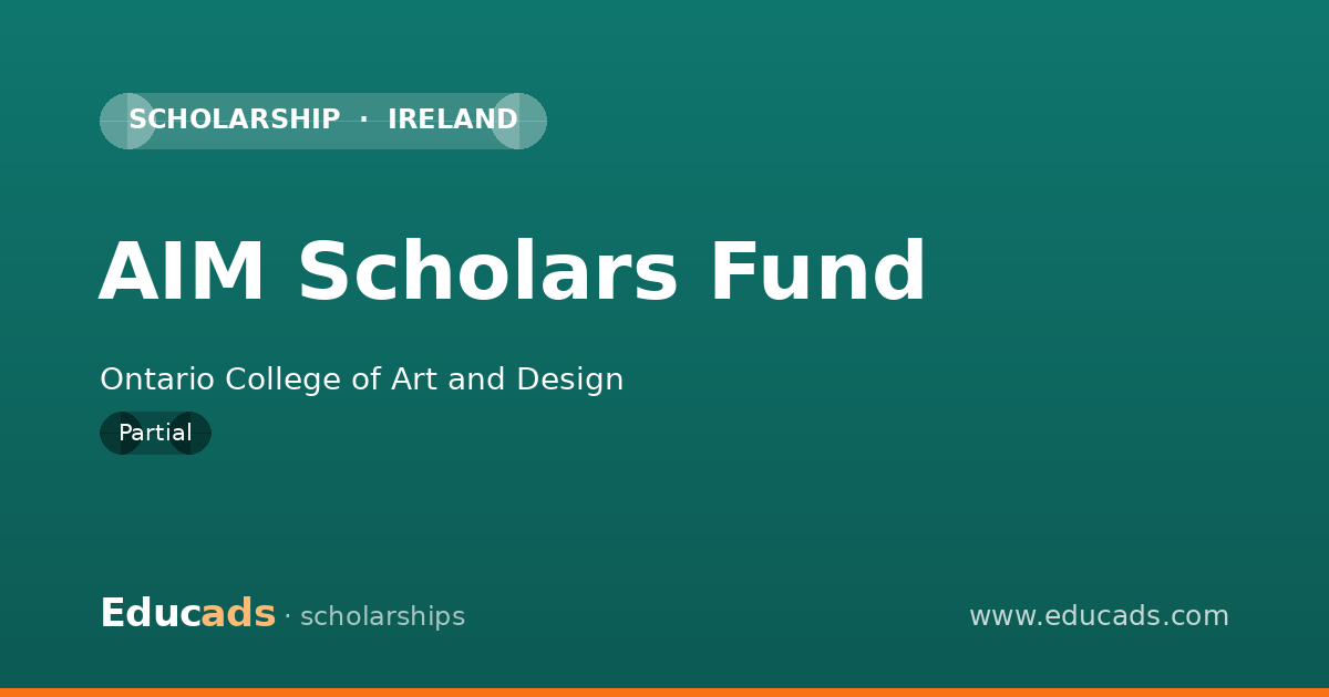 AIM Scholars Fund scholarship