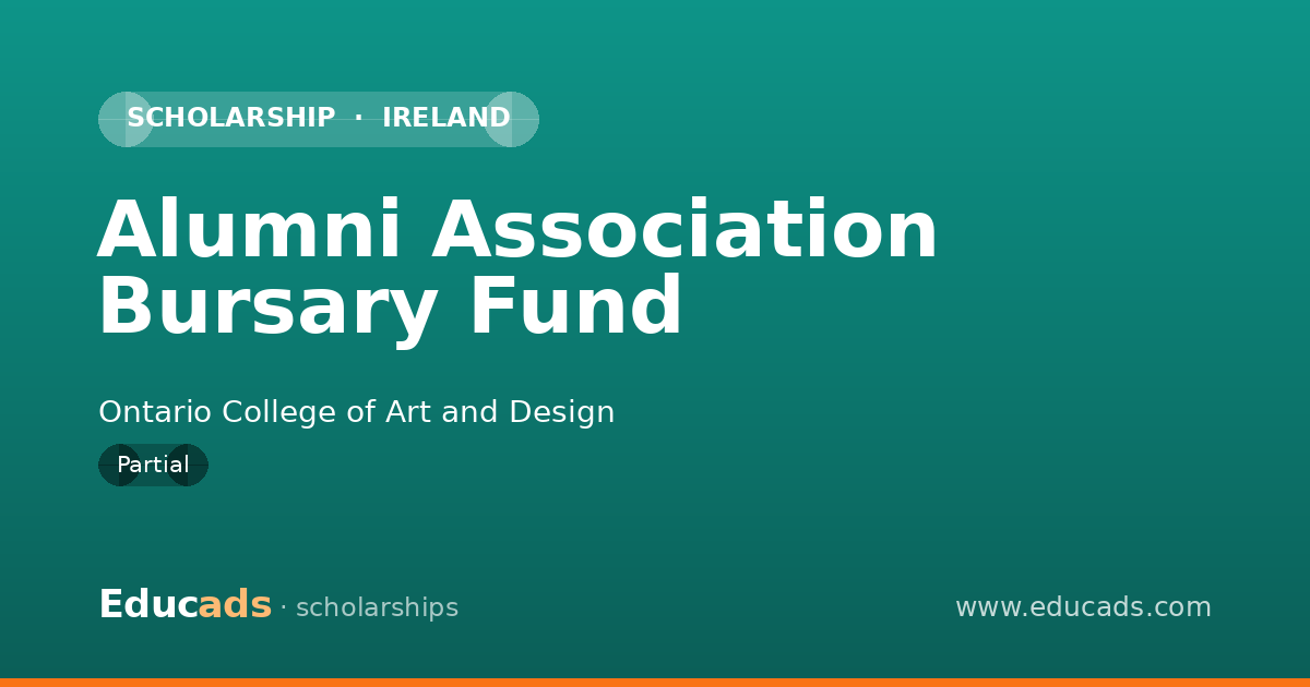 Alumni Association Bursary Fund scholarship