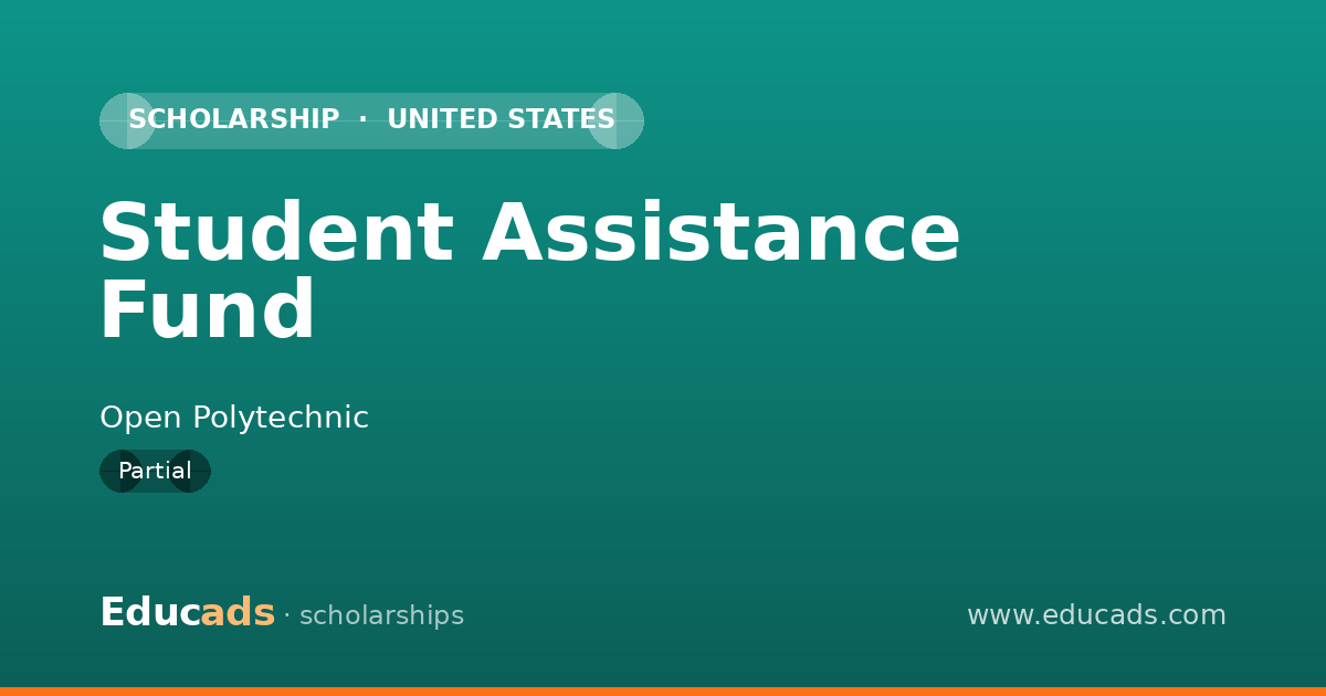 Student Assistance Fund scholarship