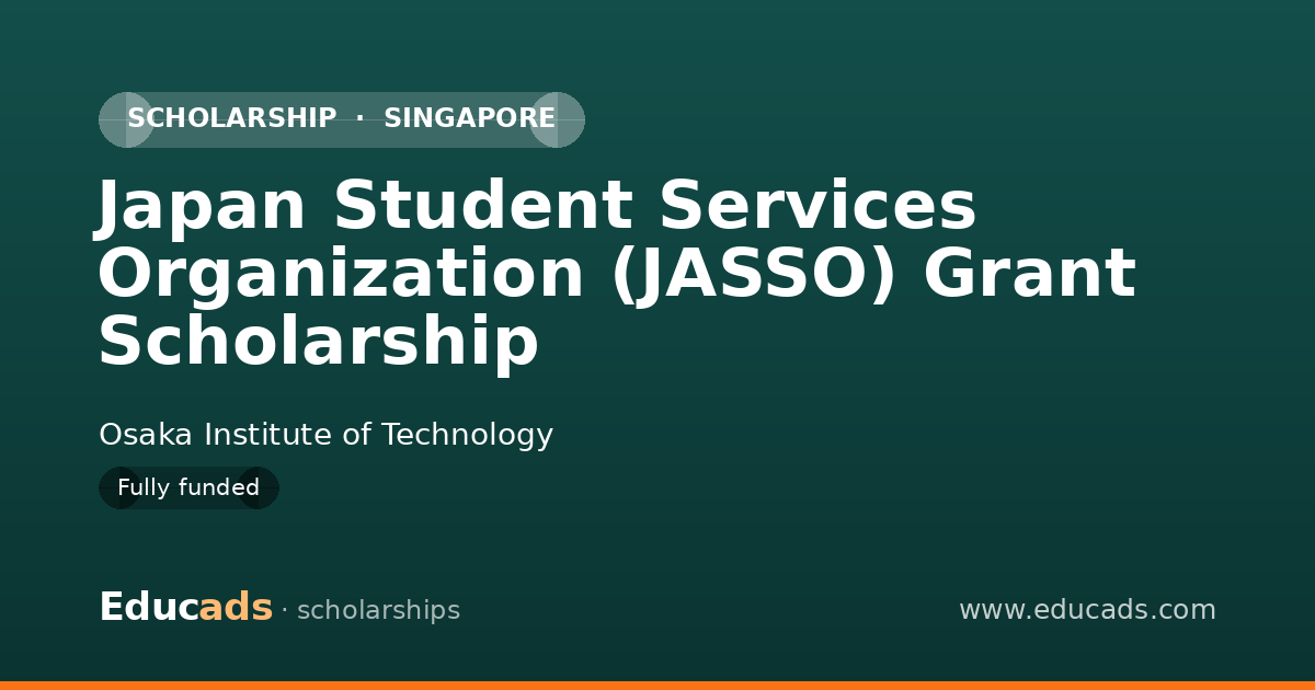 Japan Student Services Organization (JASSO) Grant Scholarship scholarship