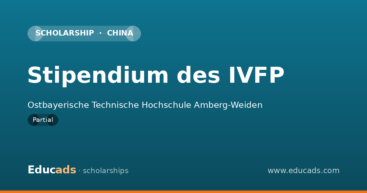 Stipendium des IVFP scholarship