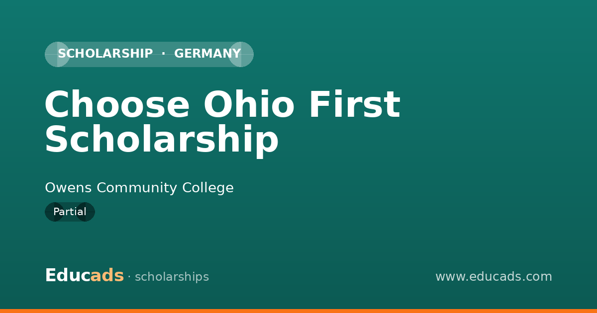 Choose Ohio First Scholarship scholarship
