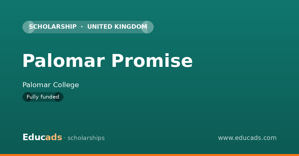 Palomar Promise scholarship