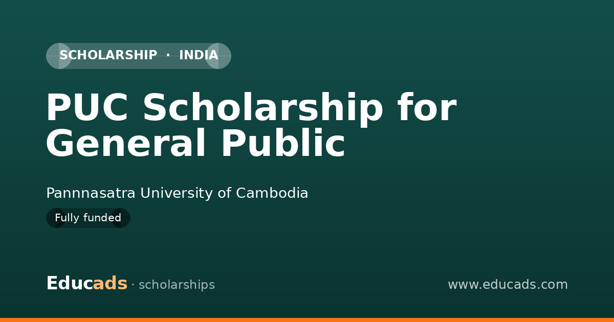 PUC Scholarship for General Public scholarship