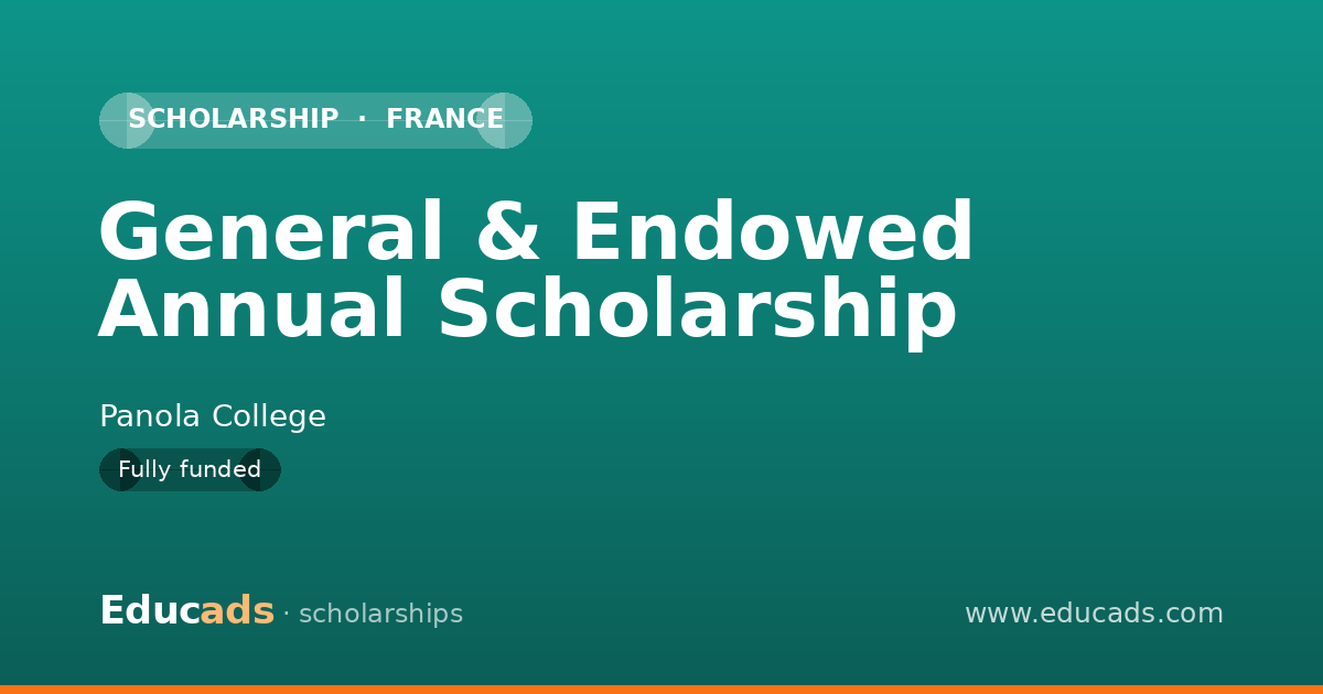 General & Endowed Annual Scholarship scholarship