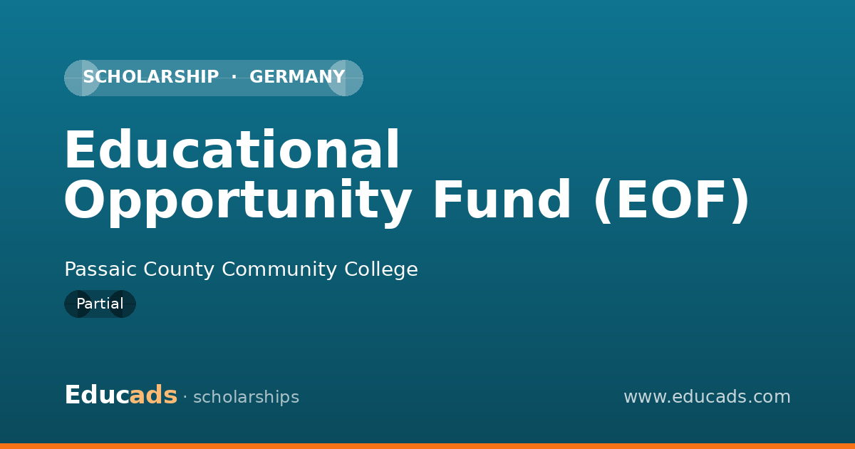 Educational Opportunity Fund (EOF) scholarship