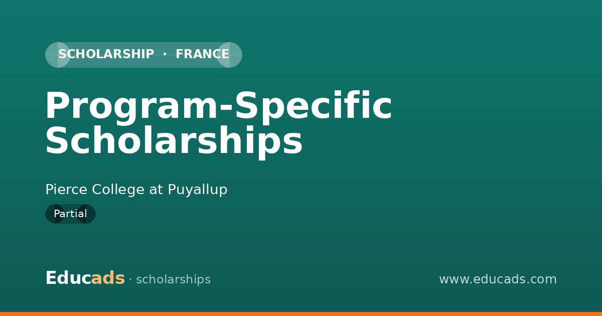 Program-Specific Scholarships scholarship