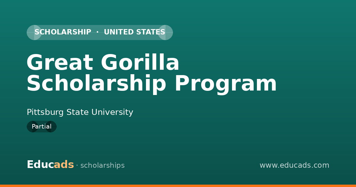 Great Gorilla Scholarship Program scholarship