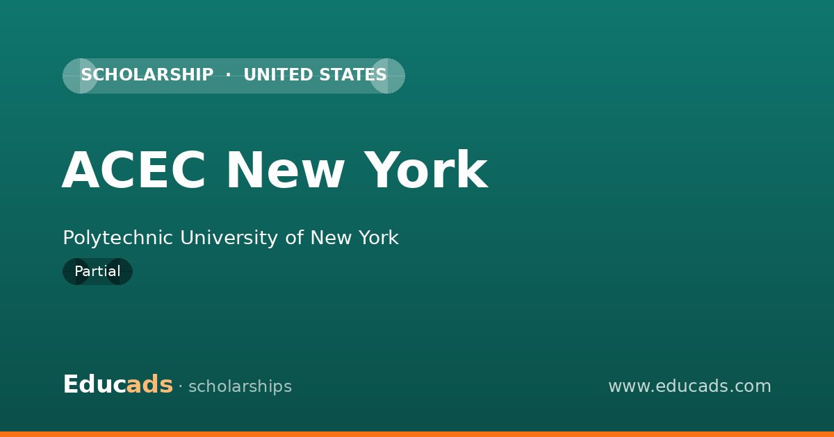 ACEC New York scholarship