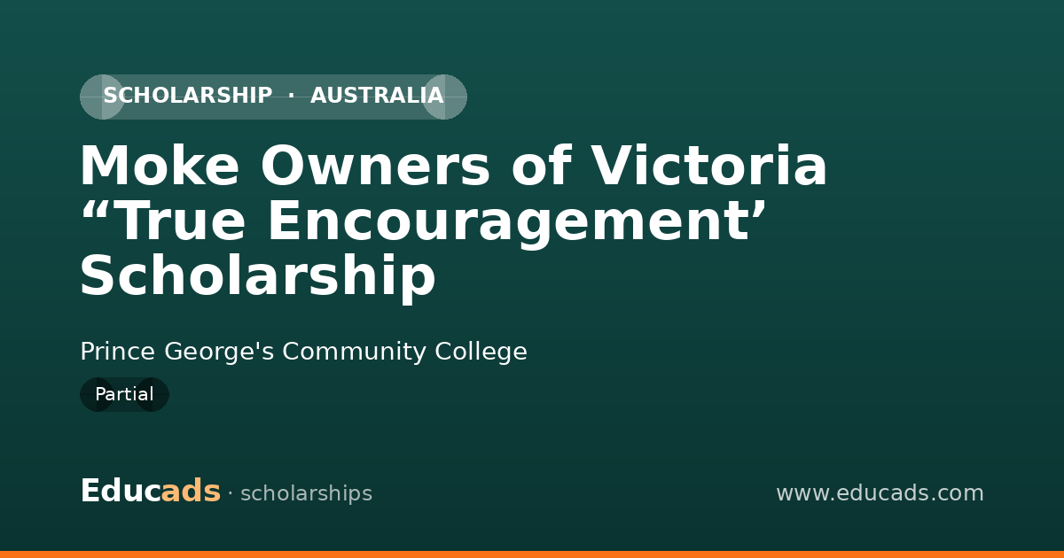 Moke Owners of Victoria “True Encouragement’ Scholarship scholarship