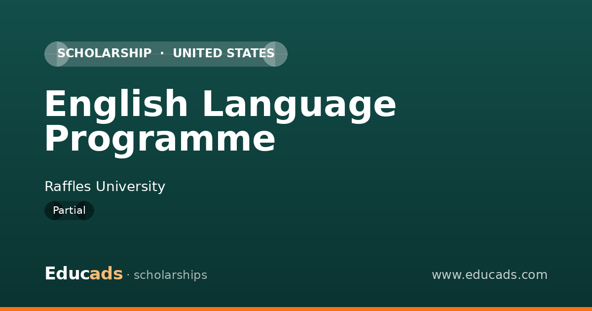 English Language Programme scholarship