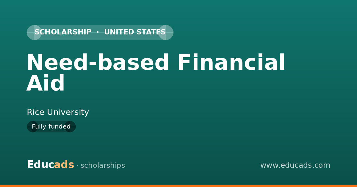Need-based Financial Aid scholarship