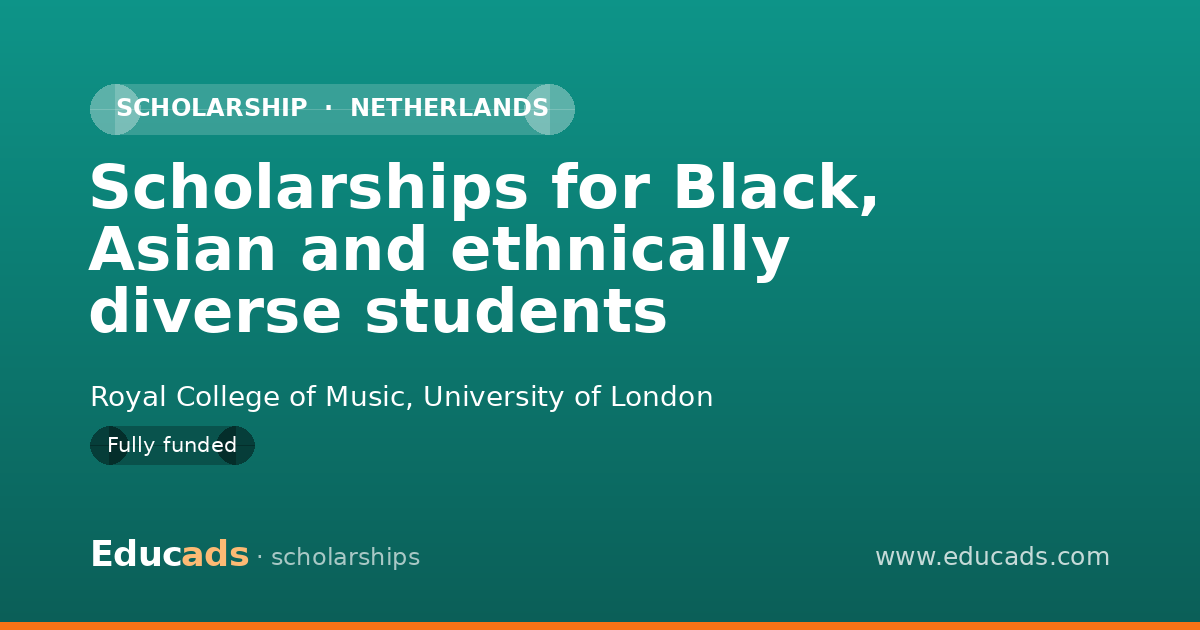 Scholarships for Black, Asian and ethnically diverse students scholarship