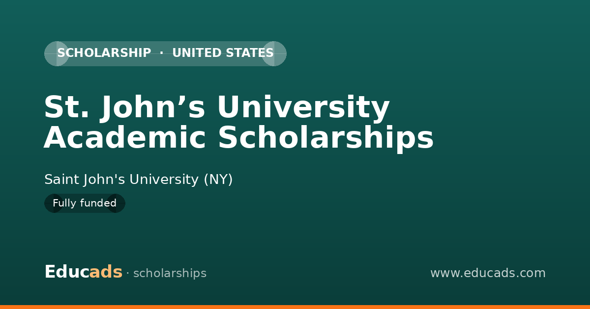 St. John’s University Academic Scholarships scholarship