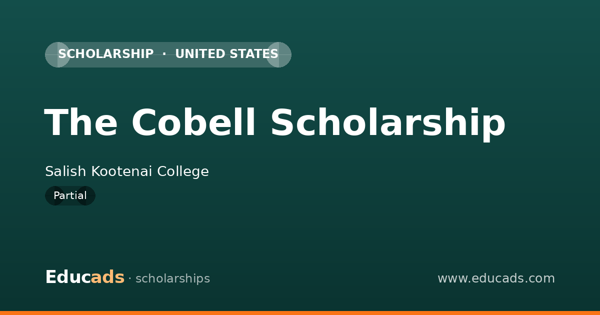 The Cobell Scholarship scholarship