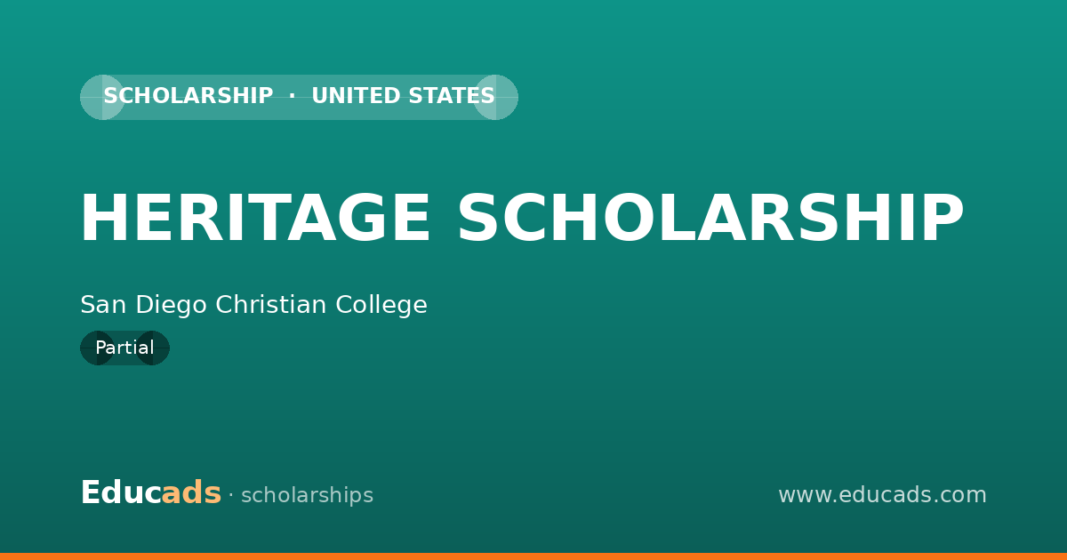 HERITAGE SCHOLARSHIP scholarship