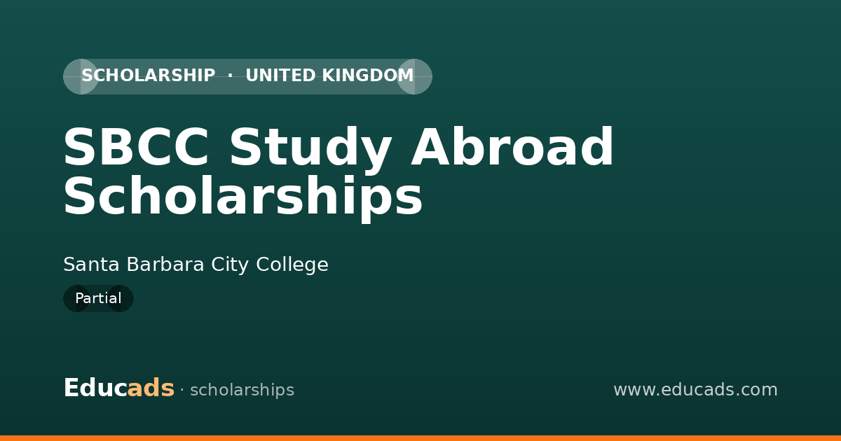 SBCC Study Abroad Scholarships scholarship