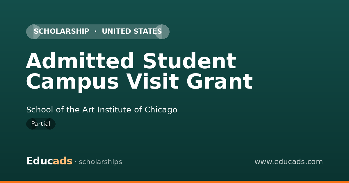 Admitted Student Campus Visit Grant scholarship
