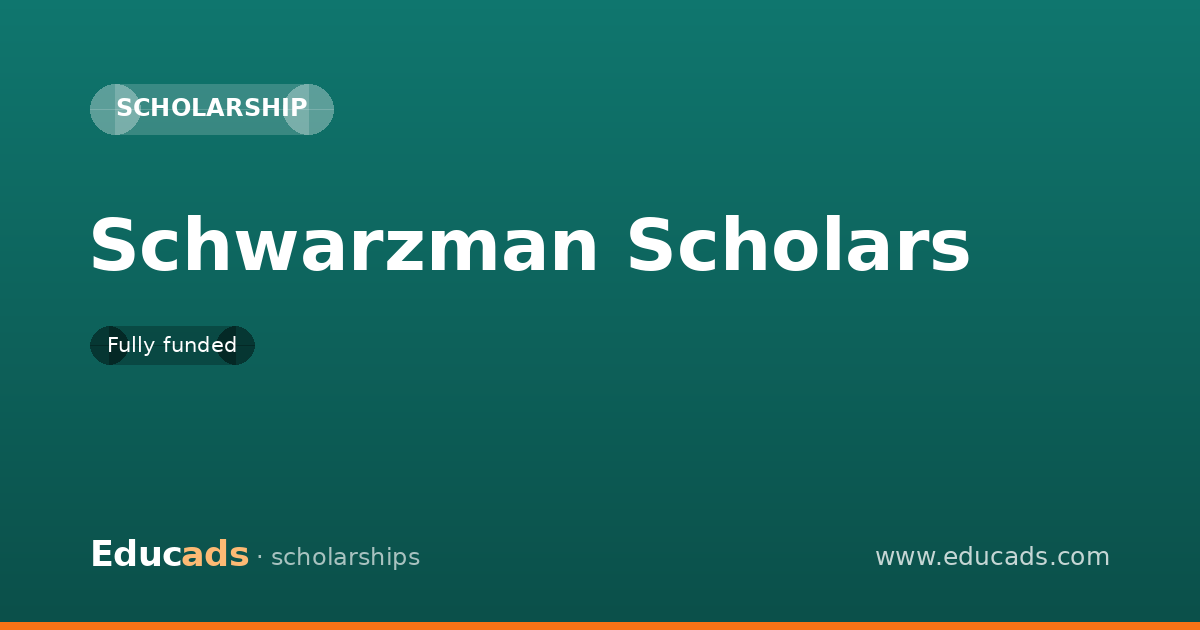 Schwarzman Scholars scholarship
