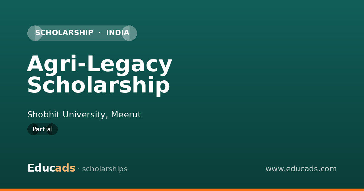 Agri-Legacy Scholarship scholarship