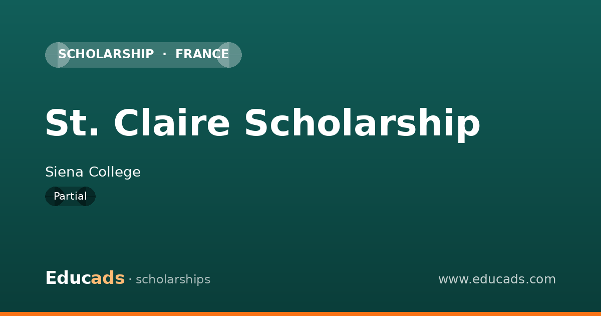 St. Claire Scholarship scholarship