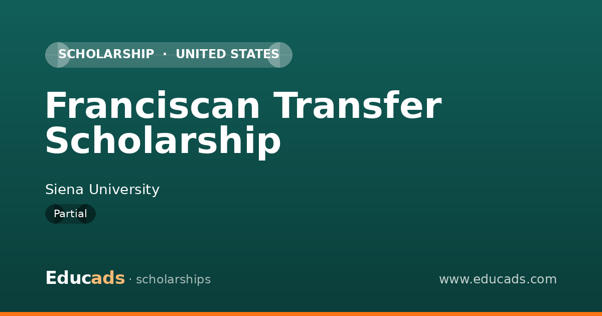 Franciscan Transfer Scholarship scholarship