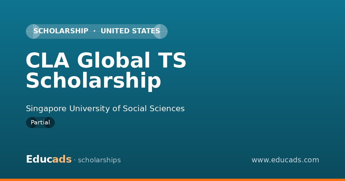 CLA Global TS Scholarship scholarship