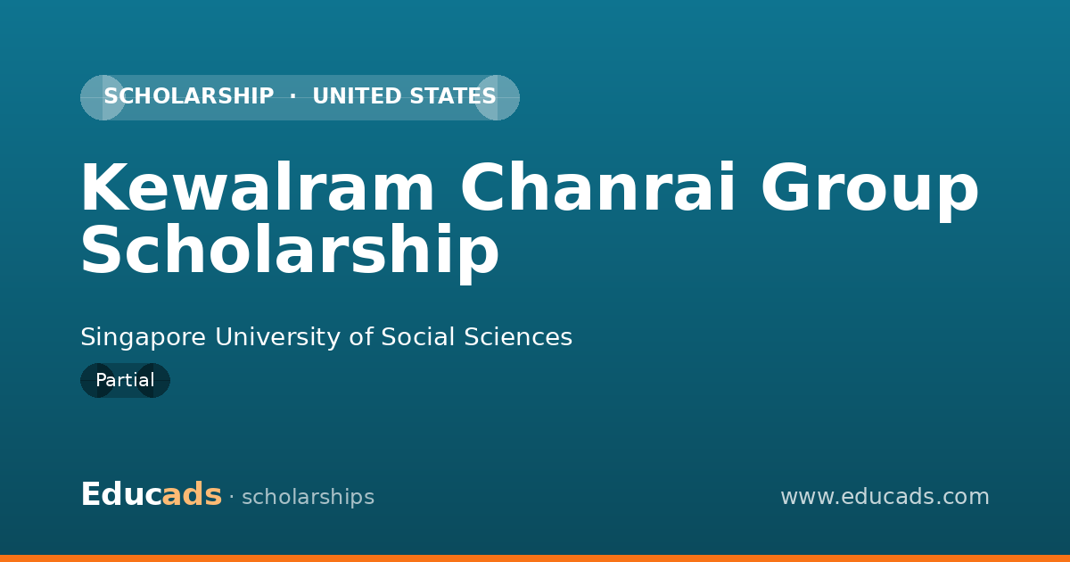Kewalram Chanrai Group Scholarship scholarship