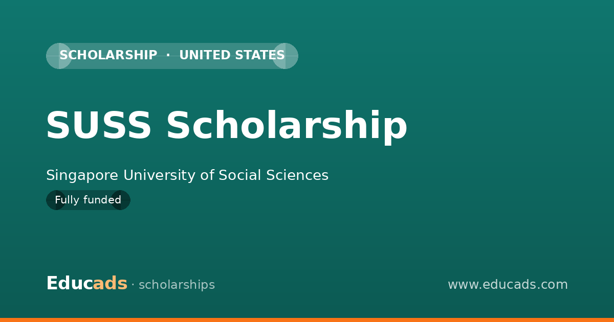 SUSS Scholarship scholarship