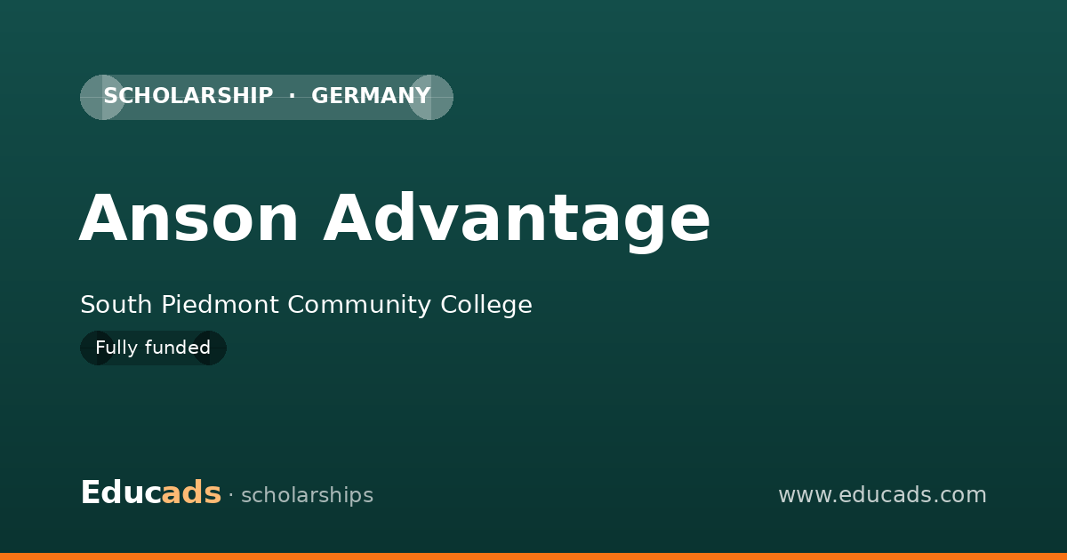 Anson Advantage scholarship