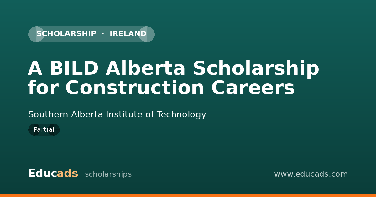 A BILD Alberta Scholarship for Construction Careers scholarship