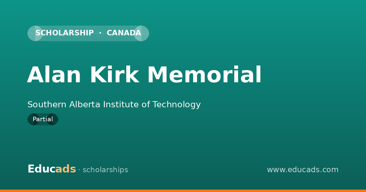 Alan Kirk Memorial scholarship