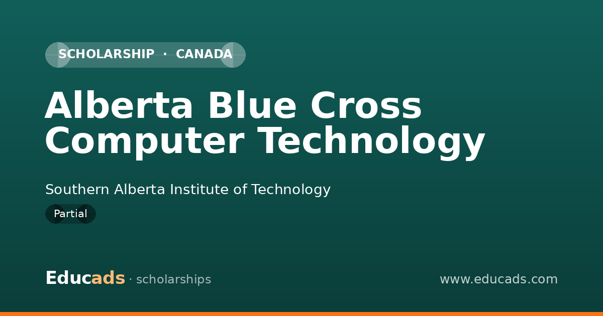 Alberta Blue Cross Computer Technology scholarship