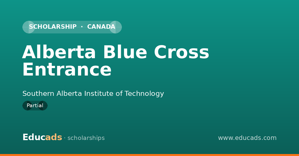 Alberta Blue Cross Entrance scholarship